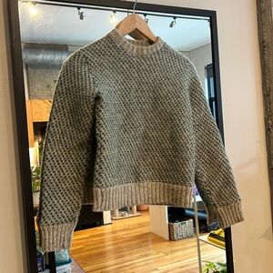 Vintage wool sweater with pattern